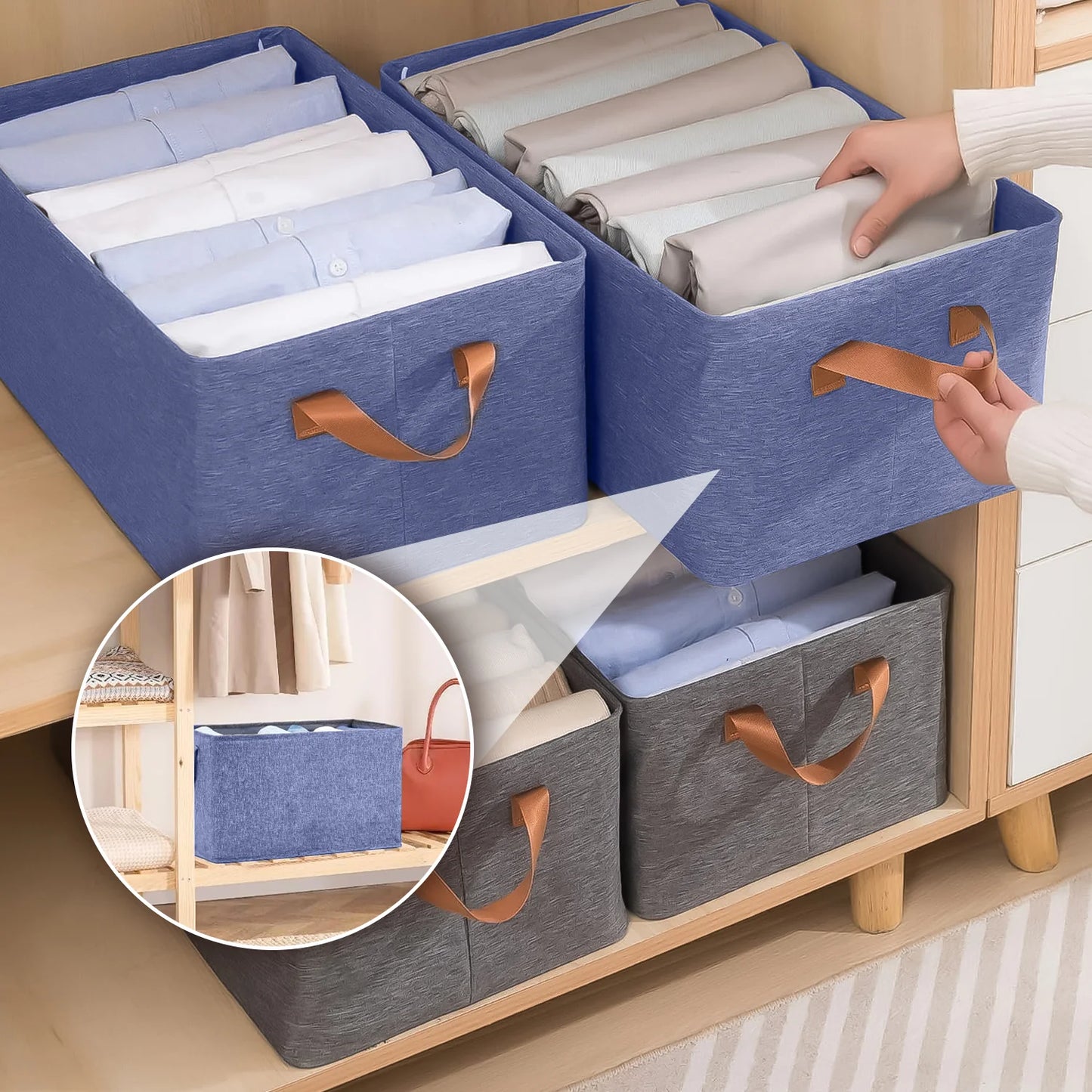 Transform Your Wardrobe in Minutes (Pack of 3) Assorted Color