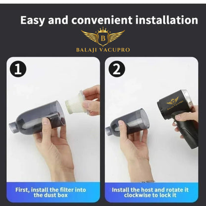 Balaji VacuPro™ Mini 2-in-1 Smart Cleaner for Car & Home