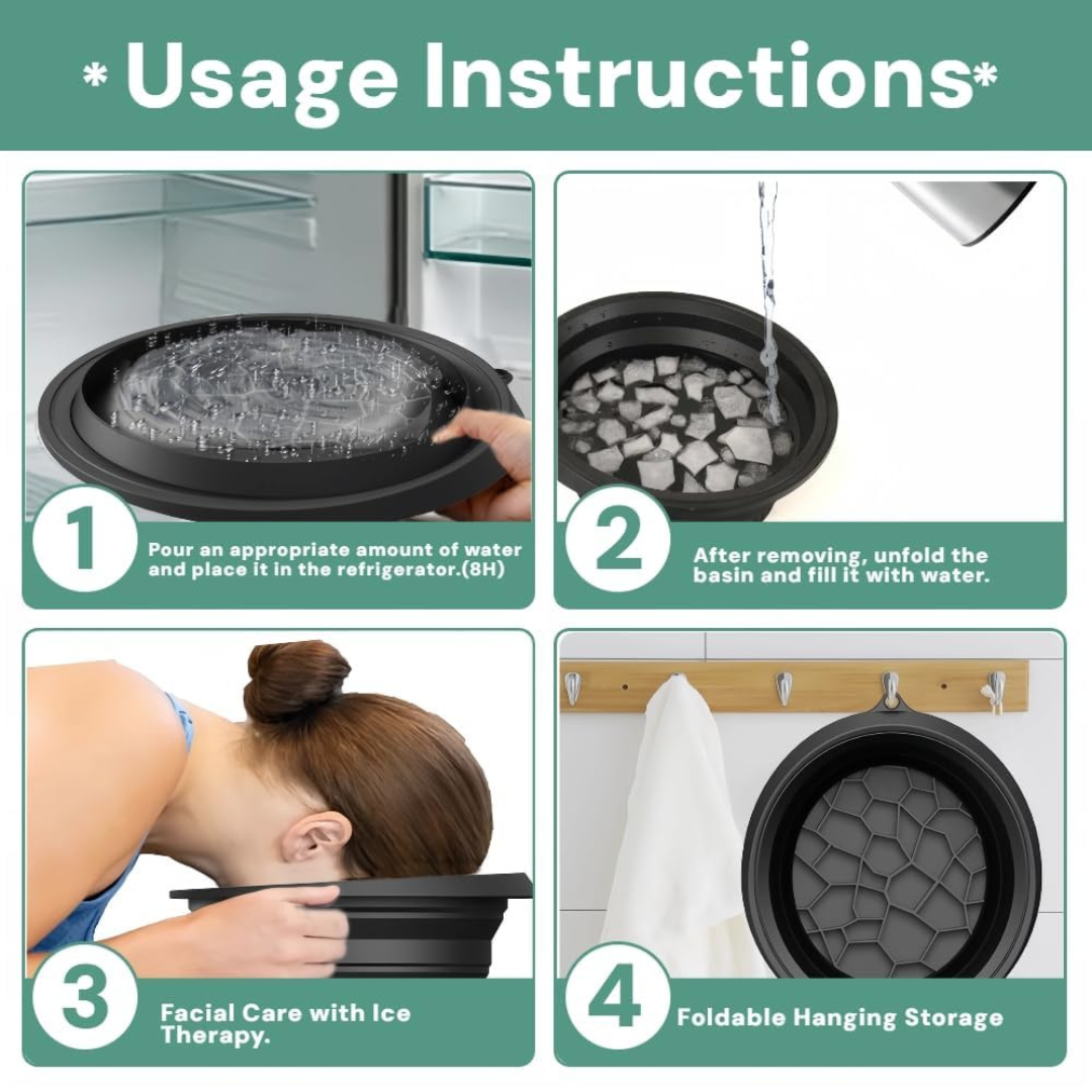 The Portable Ice Face Bowl : Revive Your Face in Minutes