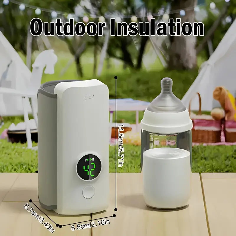 Portable Baby Bottle Warmer – Travel-Friendly, Quick Heating, Constant Temperature Control