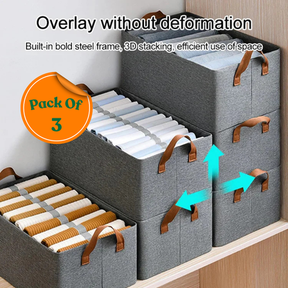 Transform Your Wardrobe in Minutes (Pack of 3) Assorted Color